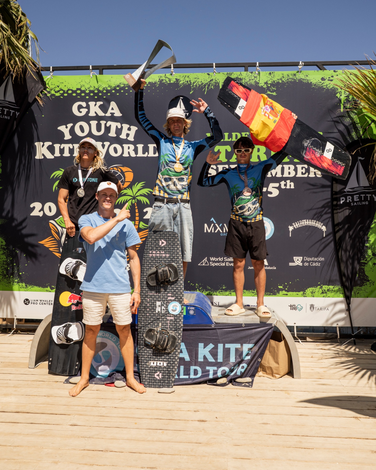 GKA Youth World Tour podium